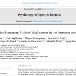 phd sport psychology europe